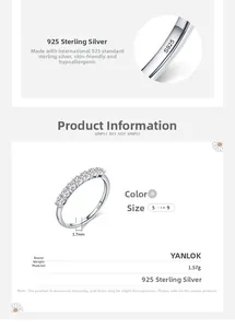 Detailed view of S925 sterling silver ring with internal hallmark and 1.7mm band width