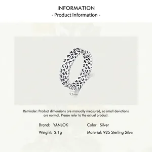 Retro 925 sterling silver hollow heart ring, width 5.2mm and weight 2.1g for women