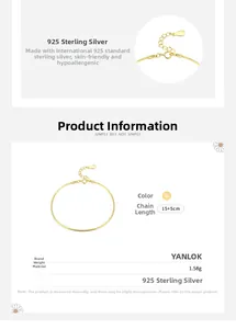 Detailed view of 925 sterling silver snake chain bracelet with 5cm extension and lobster clasp