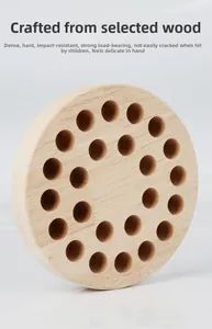 Macro view of solid wood memory chess board with smooth finish and natural grain