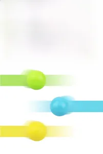 Detail view of smooth colorful wooden balls for children educational marble run track toy