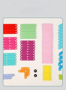 Detailed view of eco-friendly colorful wooden building blocks with smooth water-based finish