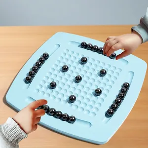 2-in-1 magnetic induction battle chess game for children's brain training and tabletop play
