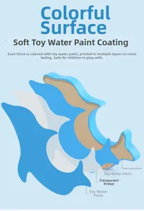 Detail view of high-density wood puzzle with non-toxic water-based paint layers