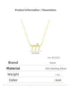 Detailaufnahme des S925 Sterling Silber Glückszahl 777 Anhängers mit einem Zirkonia-Stein
