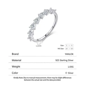 Elegant 925 sterling silver ring featuring seven sparkling pear-cut cubic zirconia stones