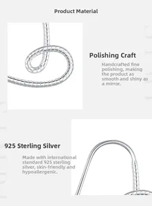 Macro de la chaîne serpent flexible en argent s925 montrant le fini poli miroir brillant
