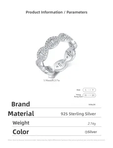 Detailed view of wavy S925 sterling silver ring with step-cut and round diamonds