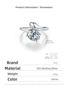 Detail of s925 silver snake ring with a 7x9mm oval cubic zirconia gemstone and hallmark