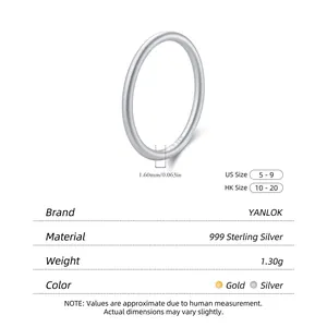 Minimalistischer S999 Silberring matt sandgestrahlt stapelbar in Silber und Gold