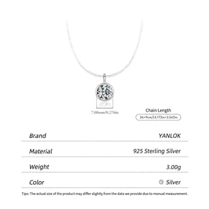Collier en argent sterling s925 avec pendentif solitaire rond et chaîne serpent