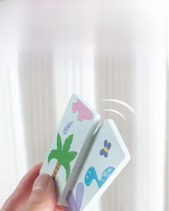 Close-up of smooth polished edges on wooden dinosaur puzzle blocks for infant safety