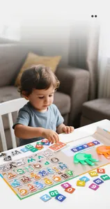 Kids Montessori math and alphabet puzzle set for early learning and arithmetic practice