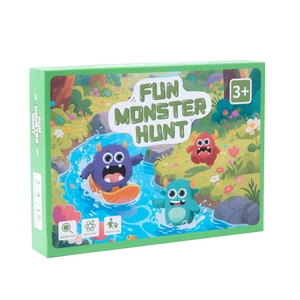 Fun Monster Hunt educational board game for kids to improve observation and reaction skills
