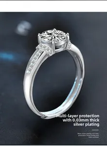 Macro detail of silver ring with 0.03mm plating and nano-polishing for color retention