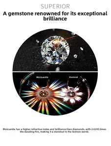 Macro comparison showing superior fire and brilliance of moissanite vs diamond