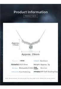 Macro detail of S925 silver deer antler pendant with 0.5ct moissanite gemstone specs