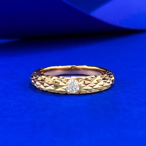 925 Sterling Silver Moissanite Ring For Women Dragon Scale Geometric Faceted D Color Moissanite Fashion Jewelry Ring Gift