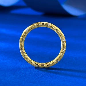 925 Sterling Silver Gold Plated Snake Scale Ring For Women Minimalist Ouroboros Geometric Serpenti Style Rhinestone Inlaid Jewelry Finger Ring