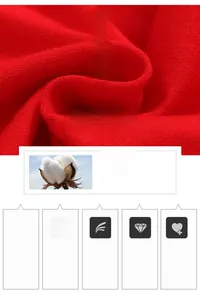 Detaillierte Textur roter Socken aus gekämmter Baumwolle und atmungsaktivem Strick