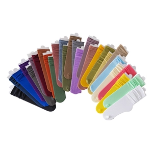 Velvet candy color slouch socks for women in over 20 vibrant shades on white background