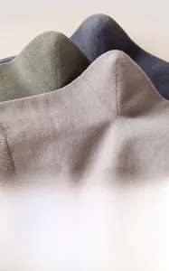 Detail showing high-quality ribbed knit texture and soft cotton fabric of men socks