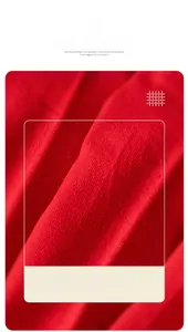 Close-up of red cotton socks showing premium knit texture and anti-pilling material