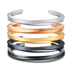 Vintage Stainless Steel Twisted Open Cuff Bangle For Women Men Minimalist Geometric Spiral Bracelet Couples Fashion Jewelry Accessories