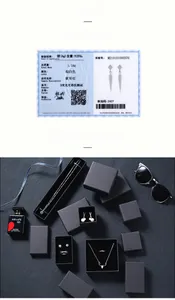Detailed view of s925 sterling silver jewelry set with elegant black gift packaging