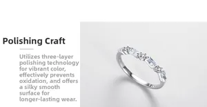 Macro detail of S925 sterling silver ring showing the inner stamp and polished zircon inlay
