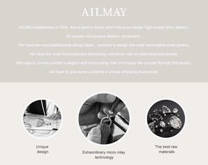 Brand story and jewelry craftsmanship detail showing professional micro inlay and design process