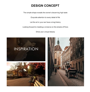 Page conceptuelle lifestyle Tour Eiffel pour boucles d'oreilles feuilles d'argent