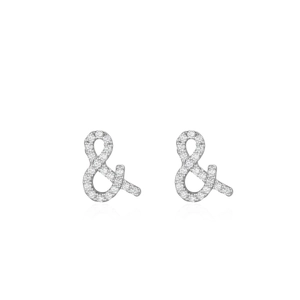 Boucles d'oreilles minimalistes en argent sterling S925 avec zircons cubiques