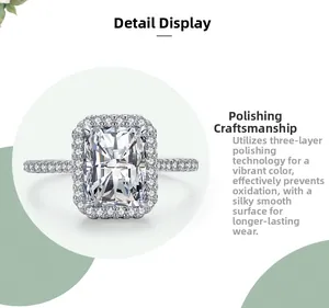 Detail of s925 silver ring with 3-layer polishing for a lasting high-shine finish