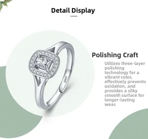 Detail of S925 sterling silver ring showing polished finish and hallmark engraving