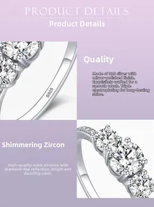 Detailed macro shot of S925 silver ring featuring mirror polishing and triple-layer plating