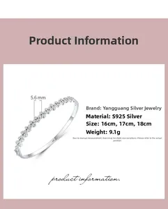 Vue détaillée du bracelet bulles en argent S925 montrant les détails des zircons