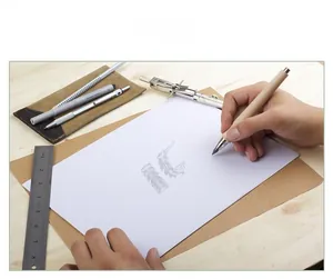 Artistic hand-drawn leaf earring sketch showing the original design and craft concept