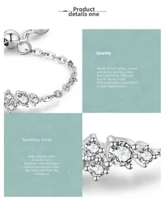 Detail of S925 sterling silver ring featuring cubic zirconia and triple-layer plating finish