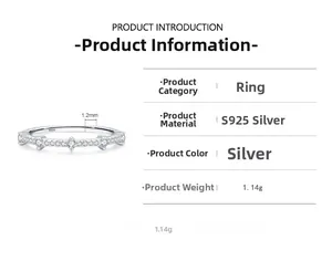 Macro shot of 925 sterling silver ring showing the S925 hallmark and 1.14g weight