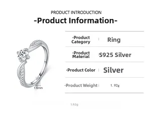 Detail view of 1.6mm S925 sterling silver ring band with engraved hallmark and side stones