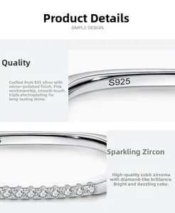 Macro detail of S925 sterling silver ring with cubic zirconia and mirror polished finish