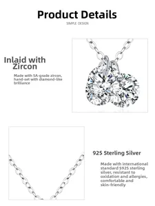 Detail of S925 sterling silver necklace showing 5A grade cubic zirconia and O-chain texture