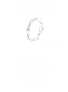 Macro detail of S925 sterling silver ring showing the engraved hallmark and twisted design