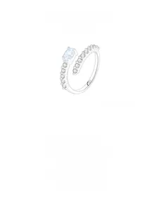 Detailed 3D render of S925 sterling silver ring showing the inner S925 hallmark stamp