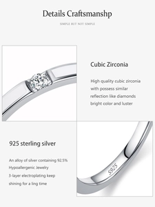 Macro detail of S925 sterling silver ring featuring triple-layer plating and S925 stamp