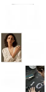Detailed silver jewelry maintenance guide with brand story and design sketches