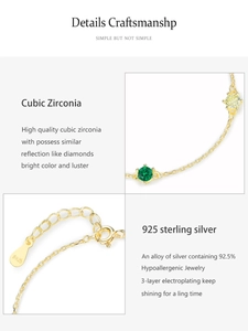 Detailed macro view of S925 hallmark on gold plated sterling silver bracelet chain