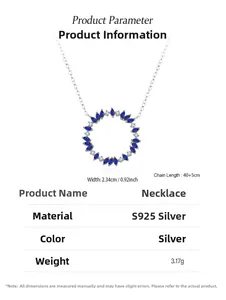 Détails du pendentif soleil de 2,34 cm et spécifications de la chaîne en argent S925