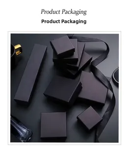 Luxe zwarte sieradendoosjes in diverse maten met matte textuur en premium uitstraling